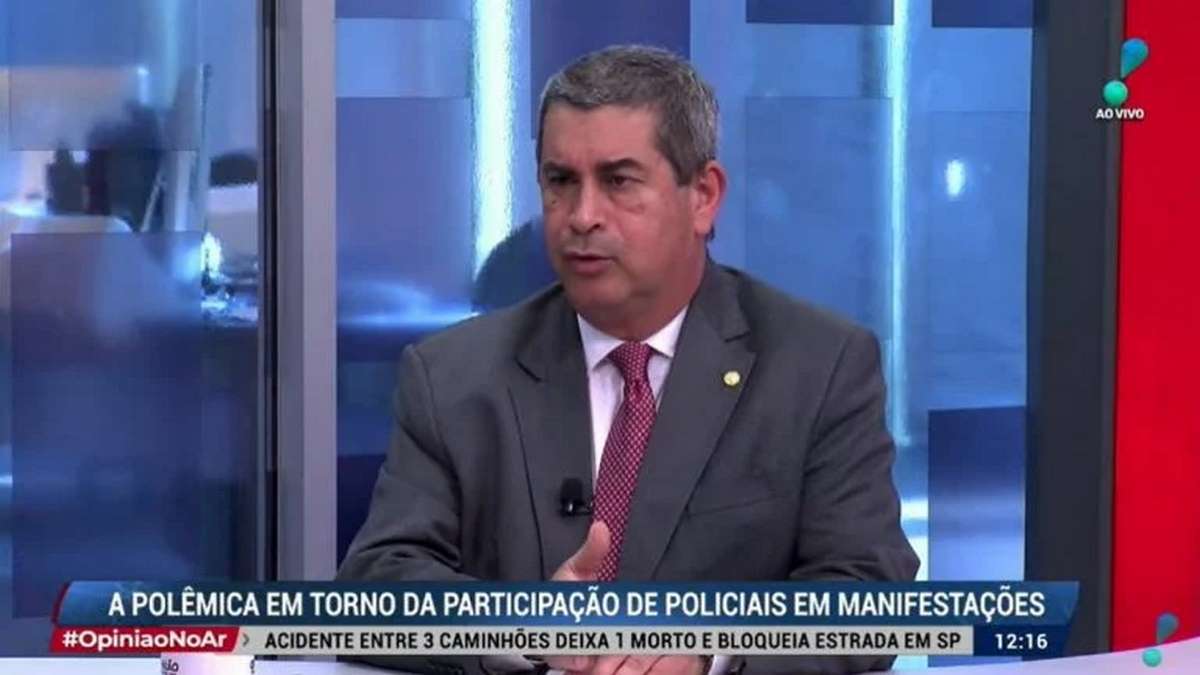 O Deputado Coronel Tadeu PSL SP Participou Do Opinião No Ar, Da RedeTV, Foto, Reprodução,YouTube