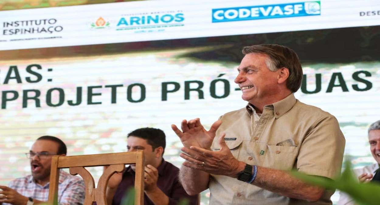 Bolsonaro Na Cerimônia De Lançamento Do Projeto Pró Águas Urucuia Foto, PR,Marcos Corrêa