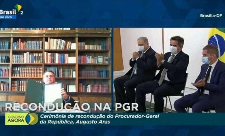 Cerimônia De Recondução De Augusto Aras, Foto, Reprodução,TV Brasil Gov