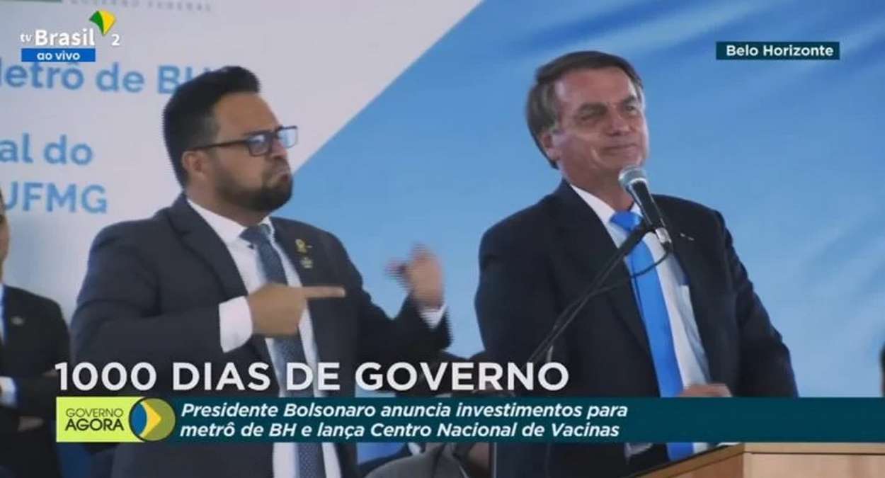 O Presidente Jair Bolsonaro Esteve Em Belo Horizonte Em Mais Um Evento Sobre Os Mil Dias De Governo, Foto,Reprodução,YouTube