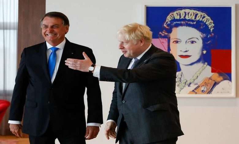 Presidente Bolsonaro, Em Encontro Com O Primeiro Ministro Do Reino Unido, Boris Johnson Foto, PR,Alan Santos