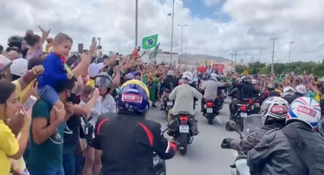 Presidente Jair Bolsonaro Arrasta Multidão No Agreste Pernambucano Foto, Reprodução