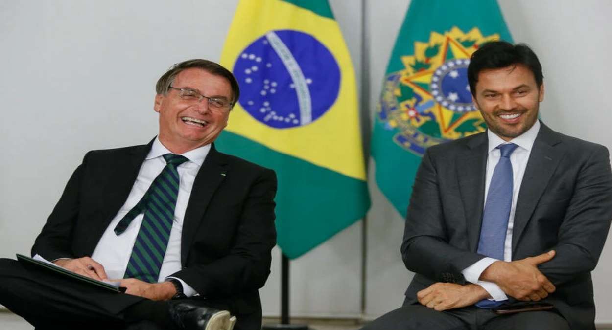 Presidente Jair Bolsonaro E Ministro Fábio Faria Fotos,Isac Nóbrega,PR