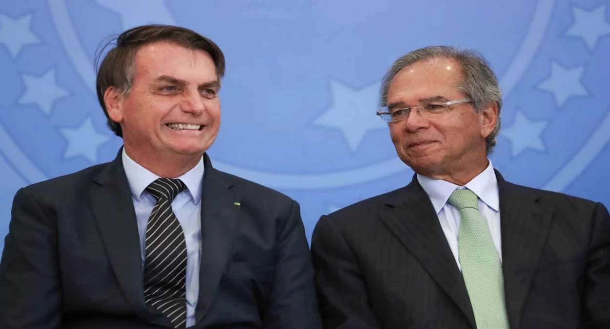 Presidente Jair Bolsonaro E Ministro Paulo Guedes Foto, Marcos Corrêa,PR