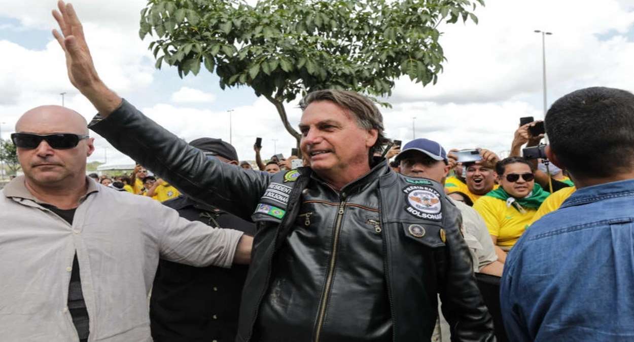 Presidente Jair Bolsonaro Esteve Em Motociata Antes De Ir à CPAC Foto, PR,Marcos Corrêa