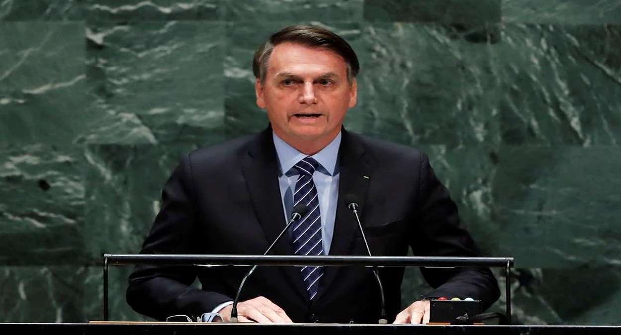 Presidente Jair Bolsonaro Na ONU Foto, EFE,Justin Lane