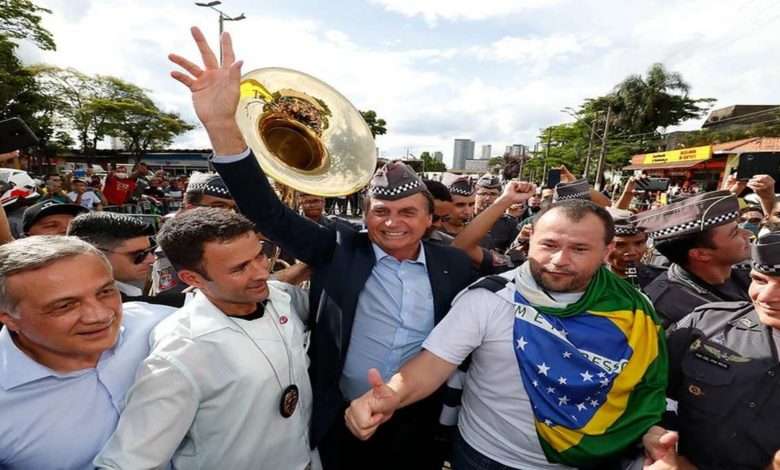 Presidente Jair Bolsonaro Recebe Apoio De PMs Nas Redes Sociais Foto, PR,Alan Santos