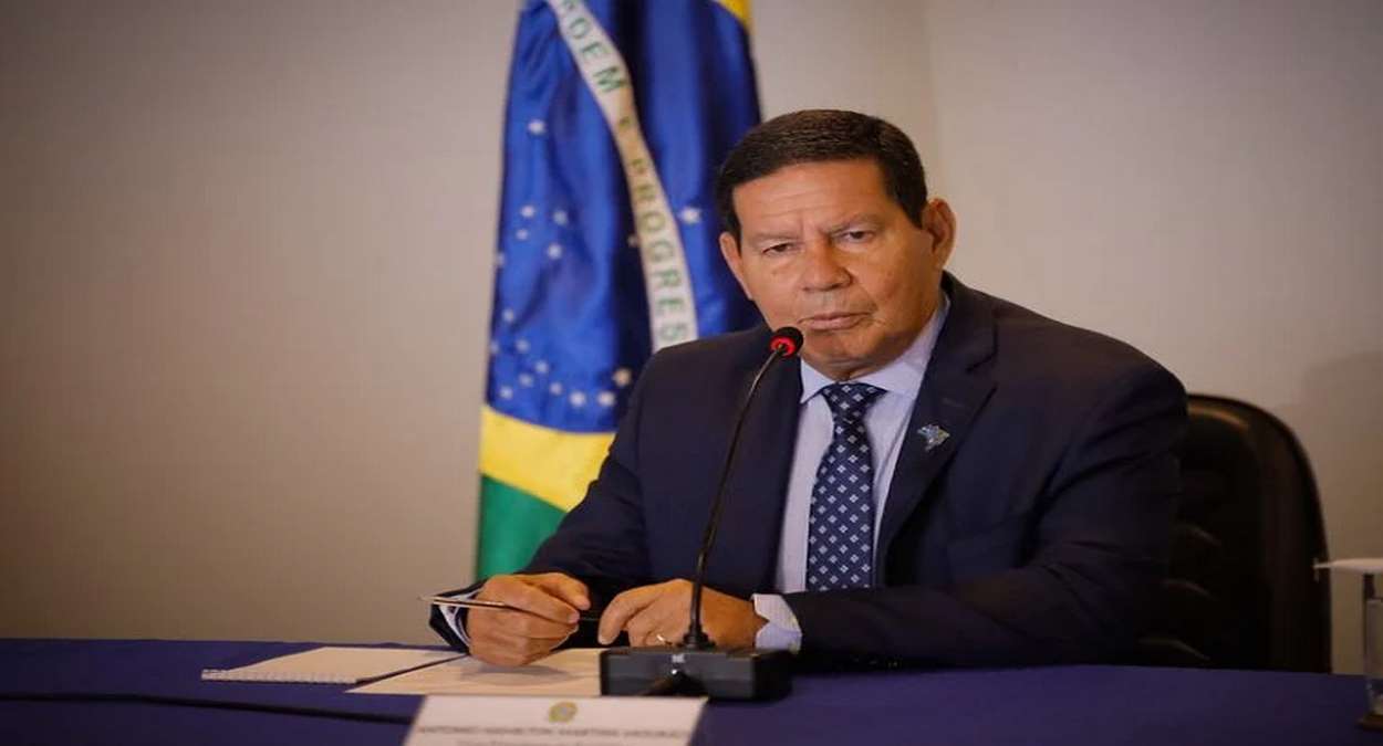 Segundo O Vice Presidente Hamilton Mourão, Veto A MP Já Era Esperado Por Jair Bolsonaro, Foto, Bruno Batista,VPR