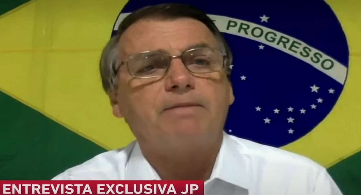Bolsonaro Em Entrevista à Jovem Pan Foto,Reprodução,Jovem Pan