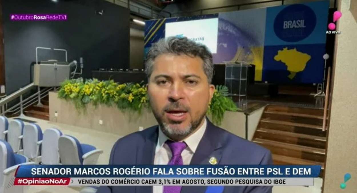 O Senador Marcos Rogério Participou Do Opinião No Ar, Da RedeTV! Foto,Reprodução,YouTube
