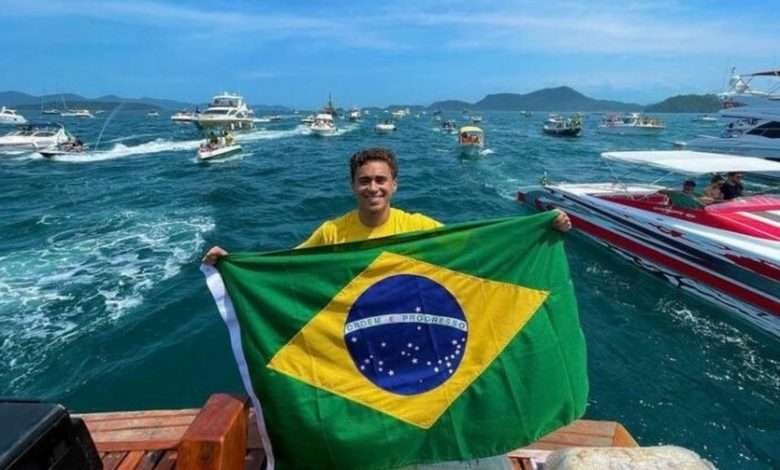 População Realizou Uma Barqueata Em Apoio Ao Presidente Jair Bolsonaro, Foto,Reprodução