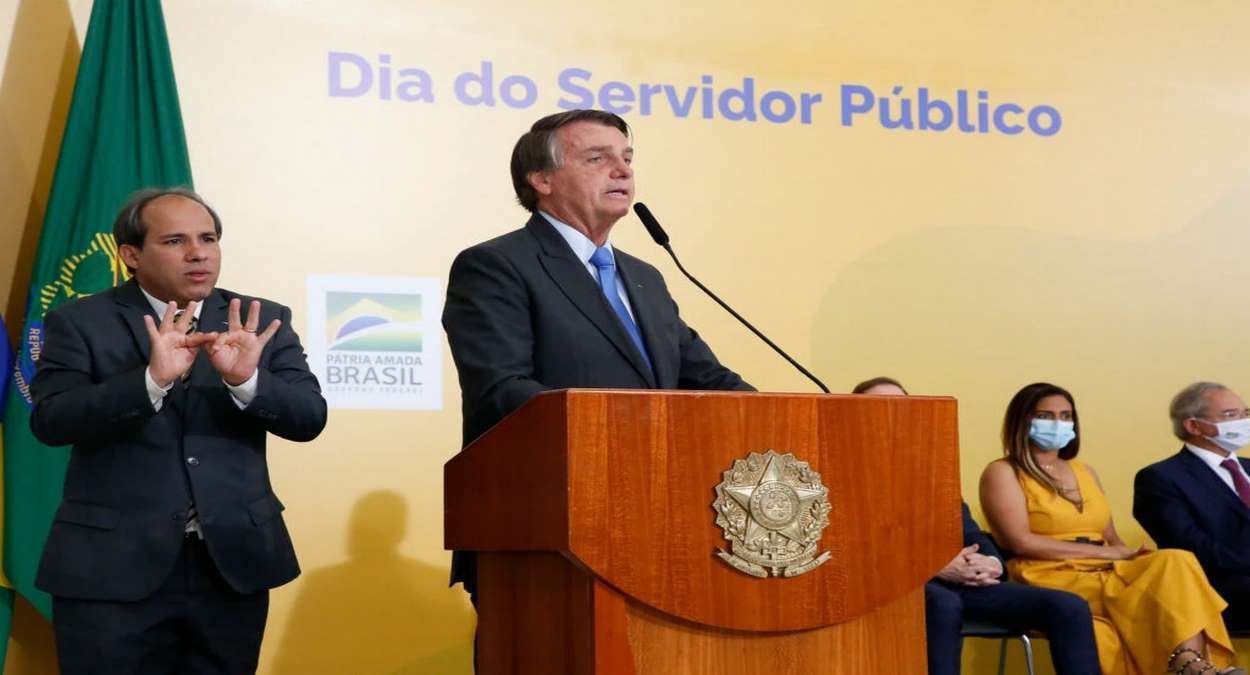 Presidente Jair Bolsonaro Em Cerimônia Pelo Dia Do Servidor Público Foto,Anderson Riedel,PR