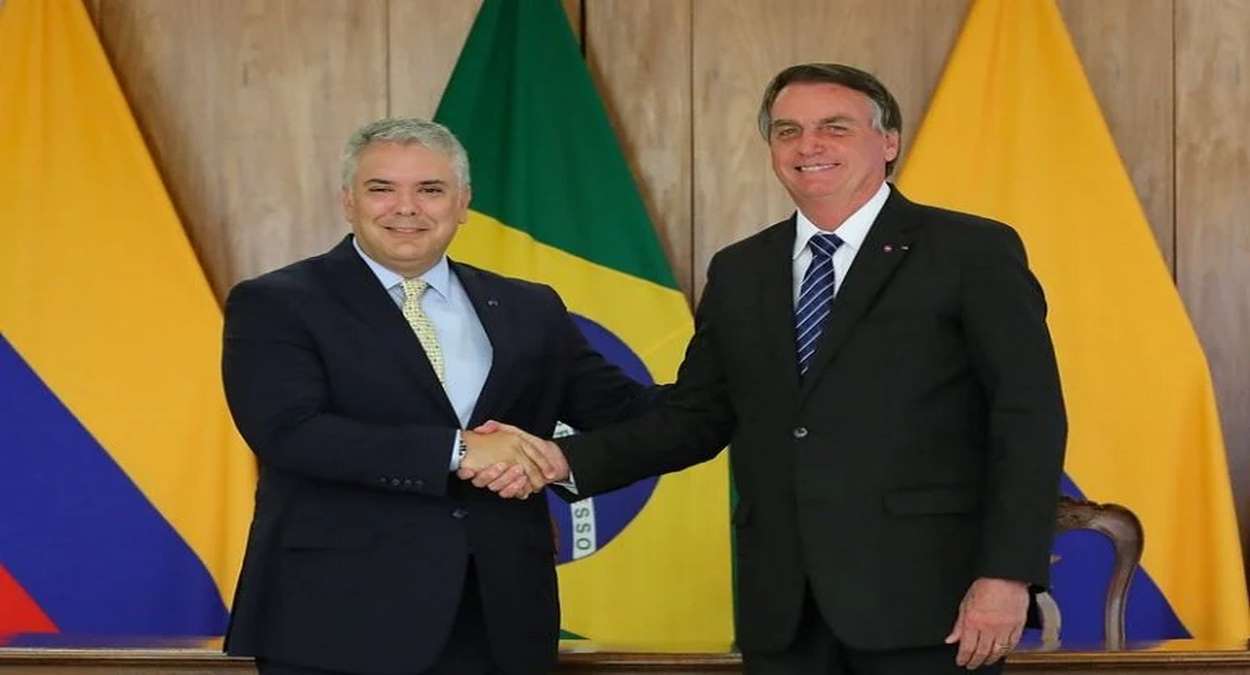 Presidente Da Colômbia, Iván Duque, E Presidente Do Brasil, Jair Bolsonaro,Foto,Isac Nóbrega,PR