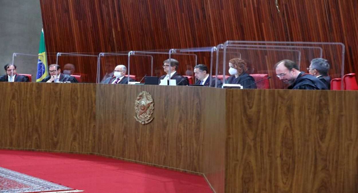 Sessão Do TSE Que Iniciou Julgamento Da Chapa Bolsonaro Mourão Foto,TSE,Secom,Abdias Pinheiro
