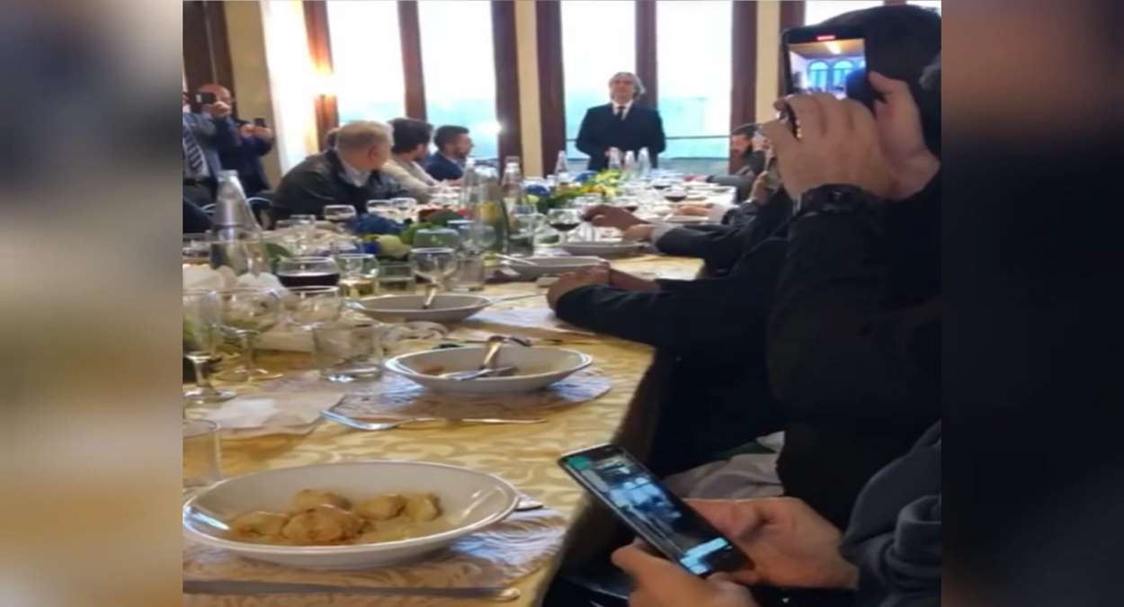 Almoço De Bolsonaro Com Parentes Italianos Foto, Reprodução, Youtube