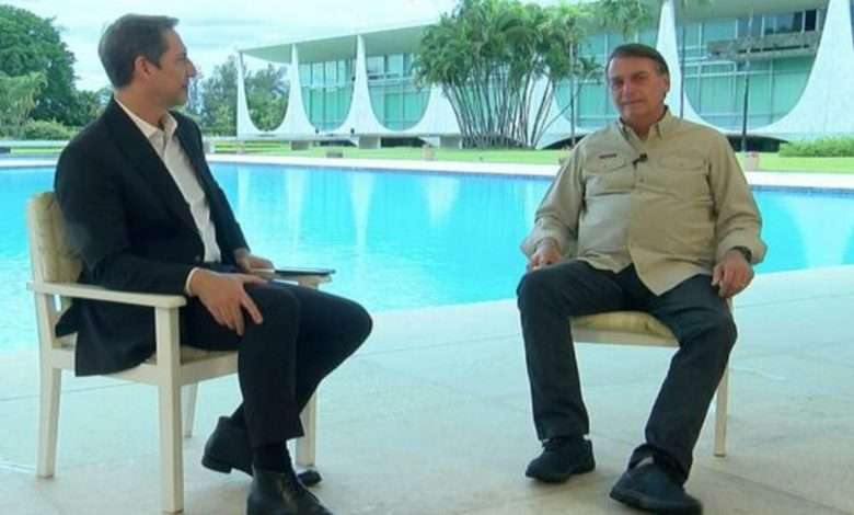 Bolsonaro Em Entrevista Ao Programa Agora Com Lacombe Foto, Divulgação,RedeTV!
