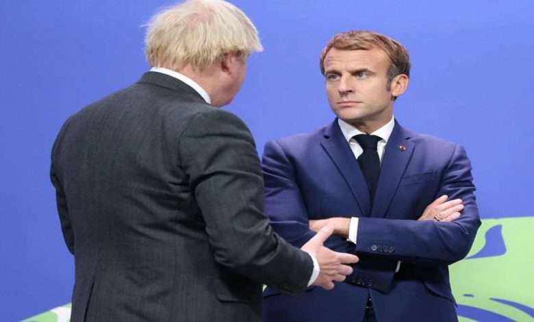 Boris Johnson E Emmanuel Macron Foto,EFE,EPA,ROBERT PERRY