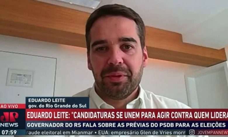 Eduardo Leite, Governador Do Rio Grande Do Sul, Afirmou Que Apoia Prévias Do PSDB No Dia 21,Foto,Reprodução,YouTube