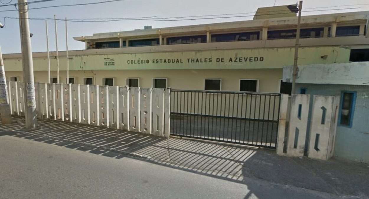 Fachada Do Colégio Estadual Thales De Azevedo Foto, Reprodução,Google Street Views