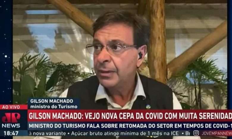 Gilson Machado, Ministro Do Turismo, Participou De Os Pingos Nos Is,Foto,Reprodução,YouTube