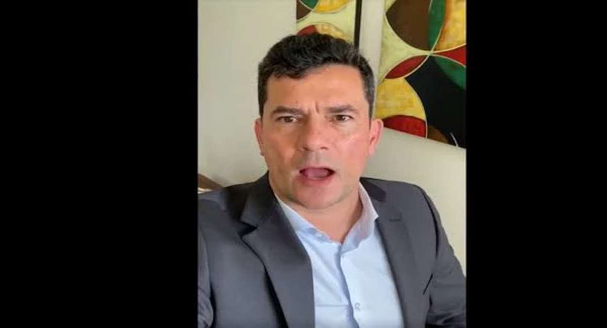 Sergio Moro Grava Vídeo Para O MBL Foto,Reprodução,Vídeo Do Twitter