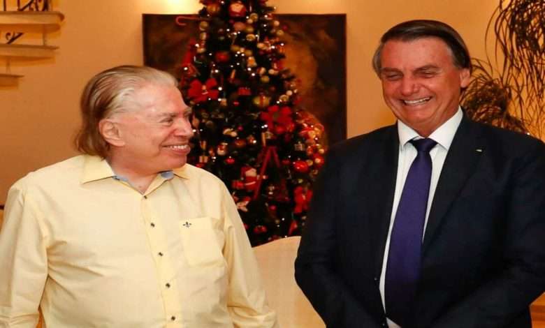 Bolsonaro Durante Visita A Silvio Santos, Em 2020 Foto,Alan Santos,PR