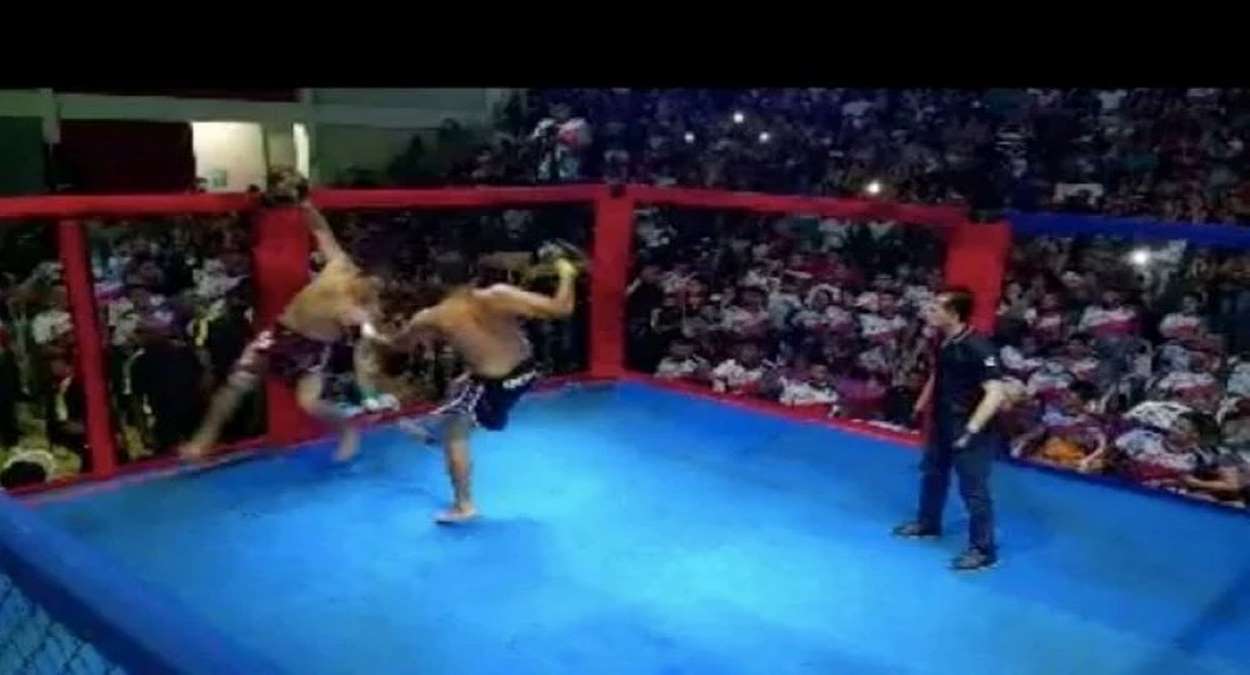 Políticos Duelam Em Ringue De MMA Foto,Reprodução,Vídeo Twitter