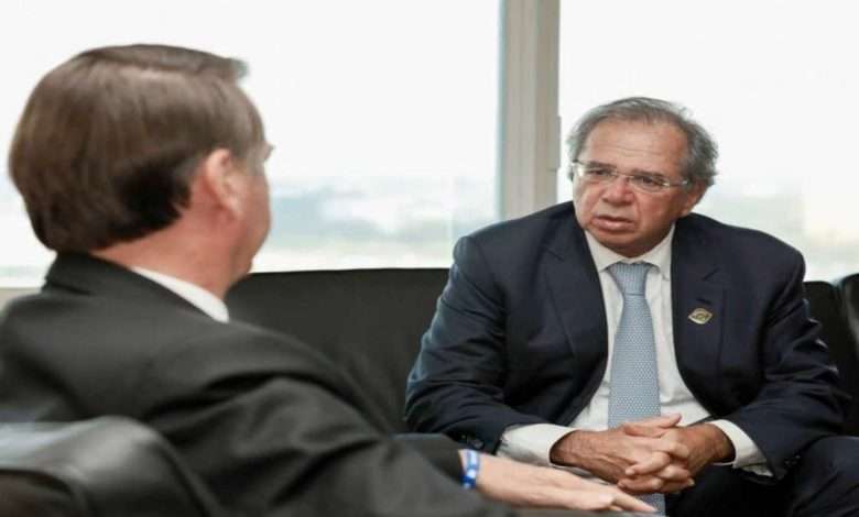 Presidente Jair Bolsonaro E Ministro Paulo Guedes Foto,PR,Isac Nóbrega