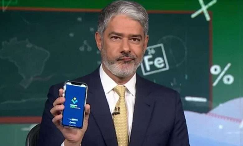 William Bonner Tenta Acedssar O ConnectSus Ao Vivo FotoReprodução TV Globo