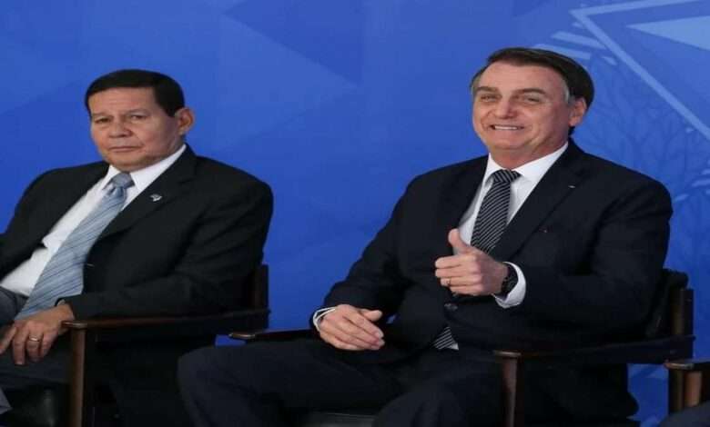 Vice Presidente Hamilton Mourão E Presidente Jair Bolsonaro Foto,PR,Marcos Corrêa
