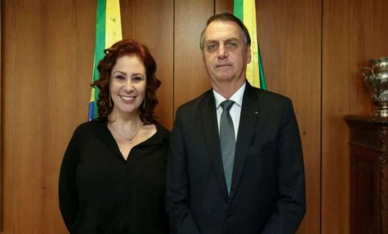 Deputada Carla Zambelli E Presidente Jair Bolsonaro Foto, Marcos Corrêa,PR