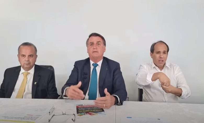 Ministro Rogério Marinho (à Esq.) Participou Da Live Do Presidente Jair Bolsonaro, Nesta Quinta Feira Foto, Reprodução,YouTube, Jair Bolsonaro