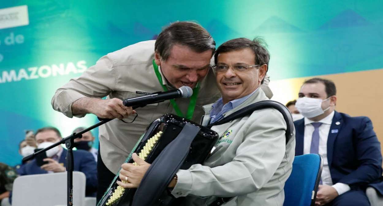 Presidente Jair Bolsonaro E Ministro Gilson Machado Foto,Alan Santos,PR