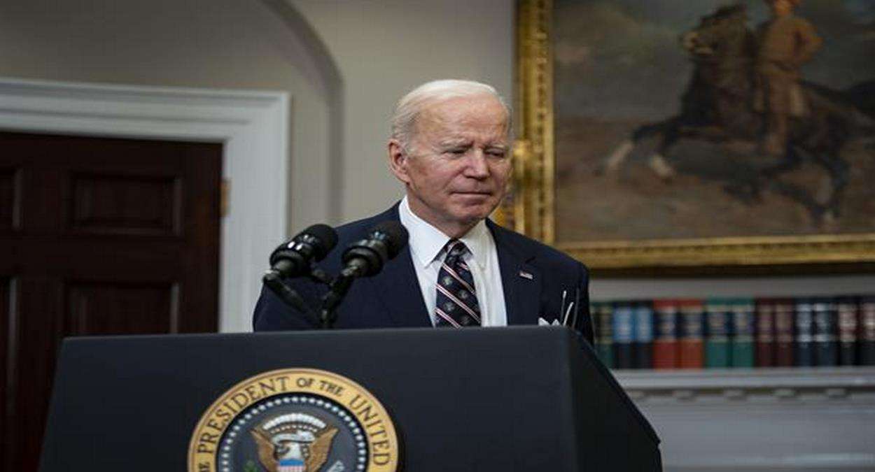 Presidente Dos Estados Unidos Joe Biden Anunciou Fechamento Da Embaixada Na Ucrânia Foto,EFE,EPA,Al Drago