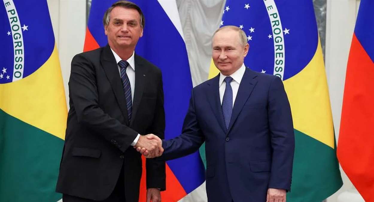 Presidentes Jair Bolsonaro E Vladimir Putin Foto, EFE,EPA,Kremlin,Vyacheslav Prokofyev,Sputnik