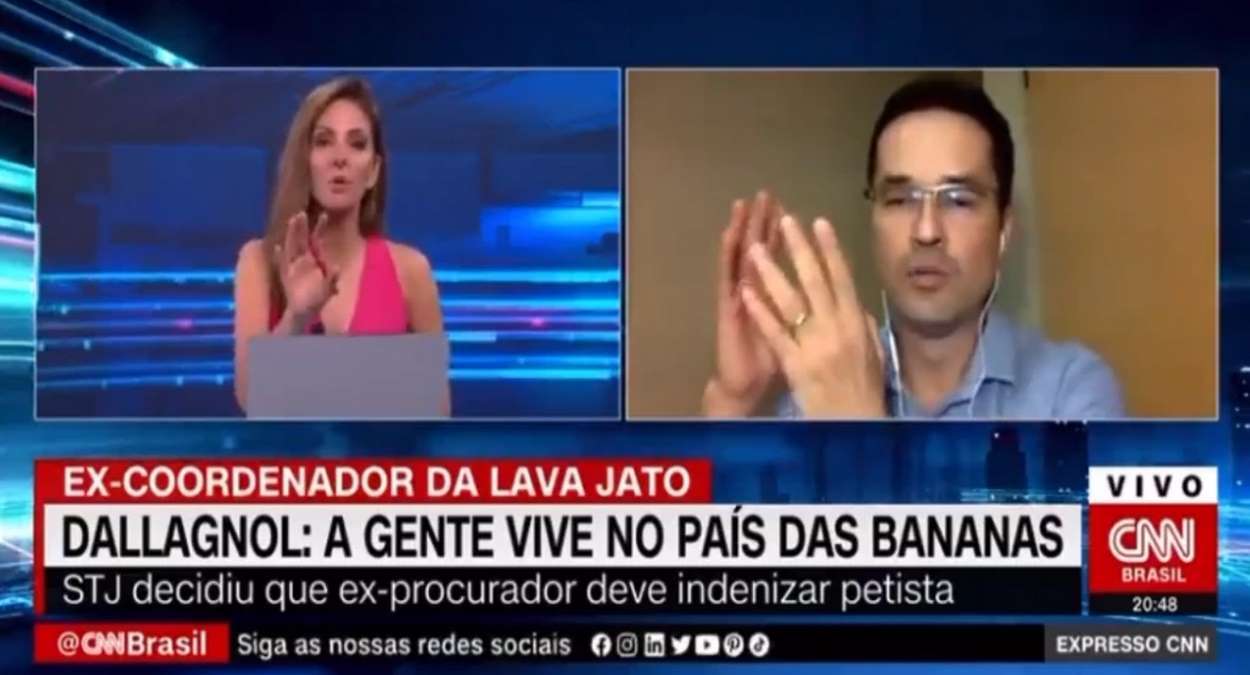 Monalisa Perrone Dá Fora Em Deltan Dallagnol, Na CNN Foto, Reprodução,CNN Brasil