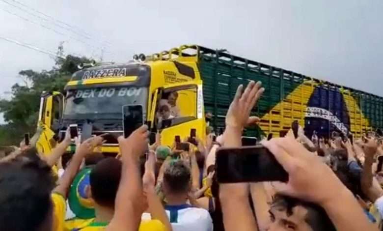 No Pará, Bolsonaro Foi Ovacionado Por Multidão Foto, Reprodução,Print De Vídeo Twitter Junior Melo Terra