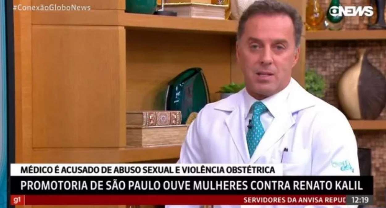 Renato Kalil é Alvo De Acusações De De Violência Obstétrica Foto, Reprodução,Globo News
