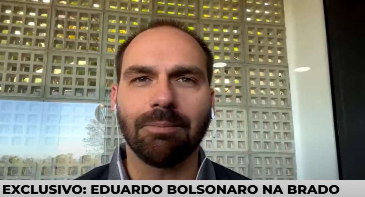 Eduardo Bolsonaro Fala Sobre Polêmica Com Miriam Leitão Foto, Reprodução,YouTube BRADO
