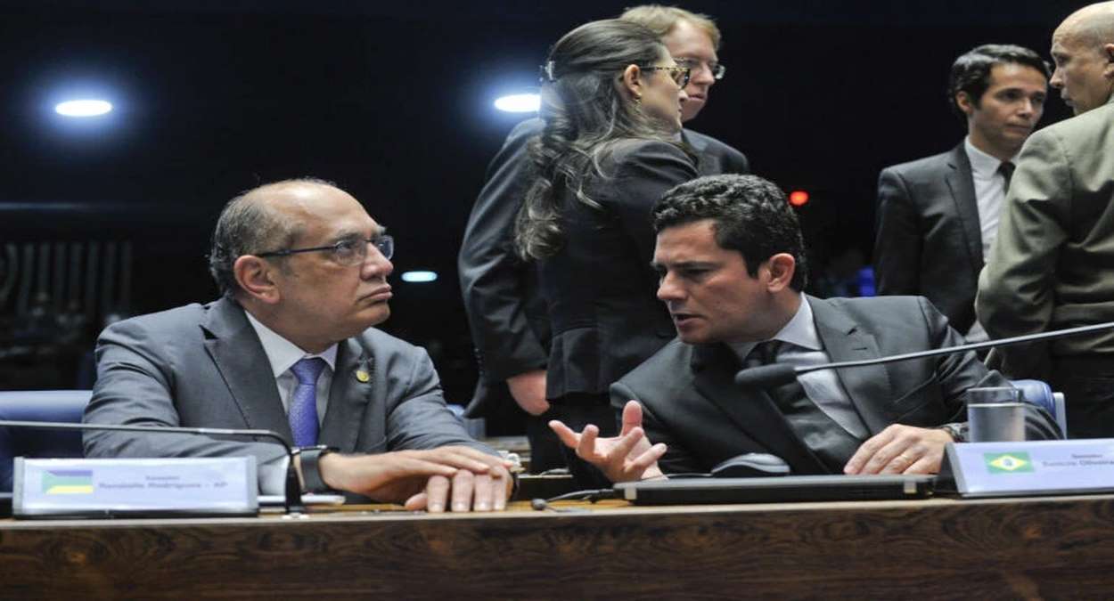 Gilmar Mendes E Sergio Moro Foto,Jane De Araújo,Agência Senado