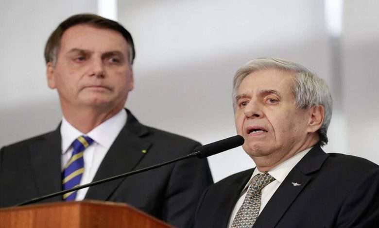 Presidente Jair Bolsonaro E Ministro Chefe Do Gabinete De Segurança Institucional, General Augusto Heleno Foto, PR,Carolina Antunes