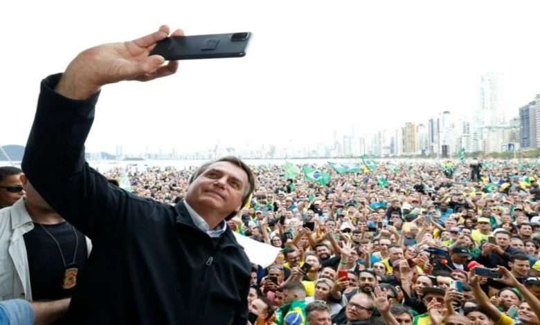Bolsonaro Diante De Multidão Em Balneário Camboriú Foto,Alan Santos,PR