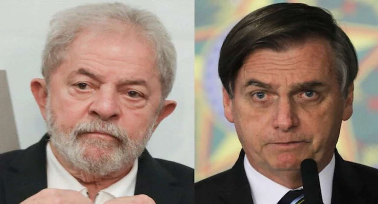 Presidente Jair Bolsonaro E O Ex Presidente Lula Foto, Reprodução