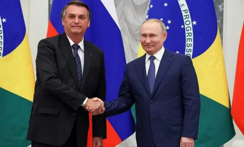 Presidente Jair Bolsonaro E Presidente Da Rússia, Vladimir Putin Foto, EFE,EPA,Kremlin,Vyacheslav Prokofyev,Sputnik