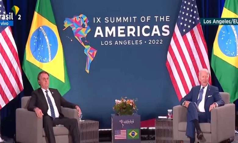 Reunião Entre Jair Bolsonaro E Joe Biden Foto, Reprodução,Print De Vídeo TwitterTV Brasil Gov