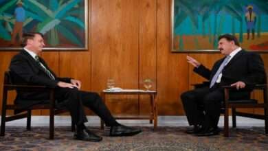 Presidente Jair Bolsonaro Sendo Entrevistado Por Ratinho Foto, Isac Nóbrega,PR