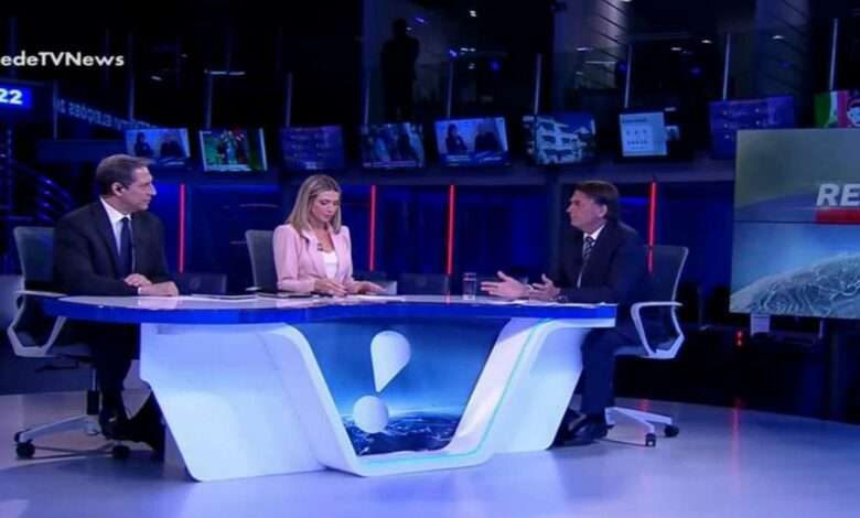 Bolsonaro Concedeu Entrevista Para A RedeTV! Foto, Reprodução,RedeTV!