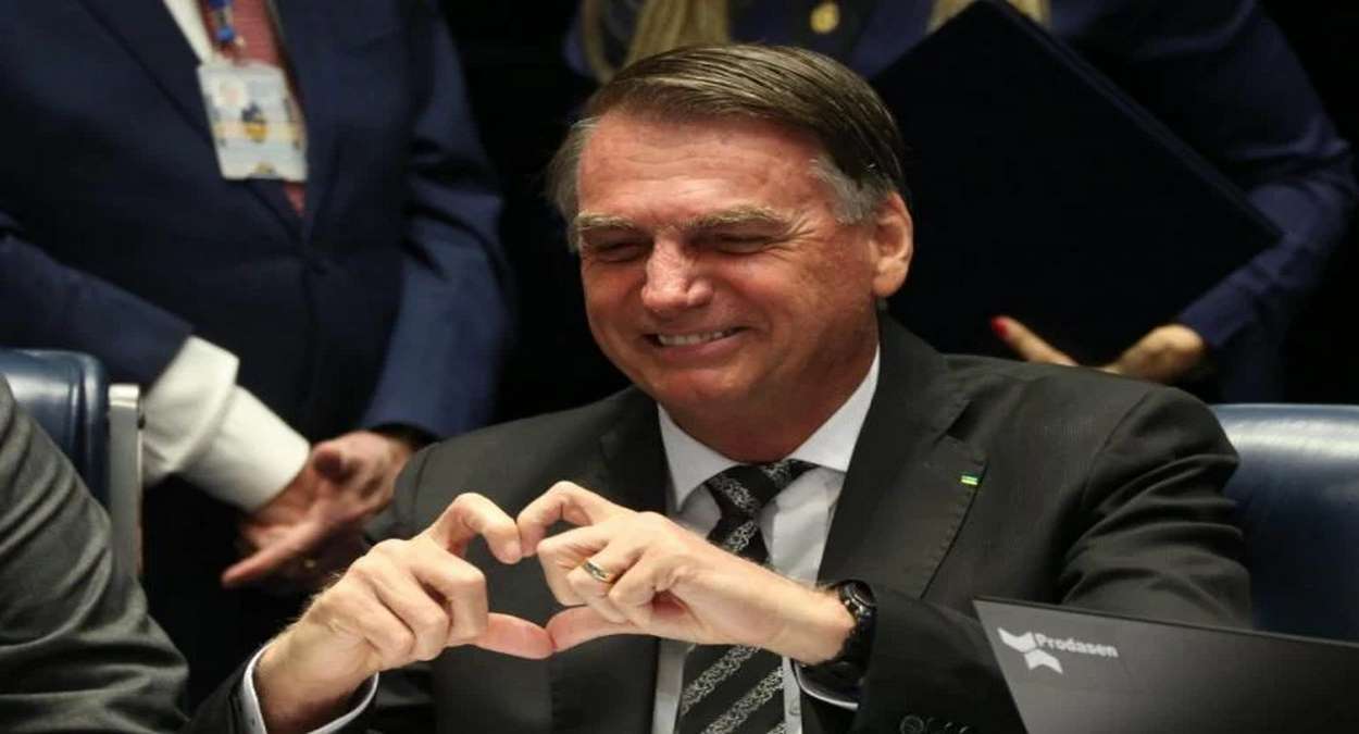 O Presidente Jair Bolsonaro, Durante Sessão Solene No Senado Para A Promulgação De Emendas Do Governo – 15 07 2022 , Foto, Fátima Meira,Estadão Conteúdo