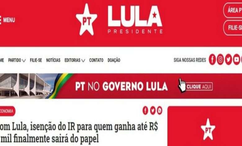 Isenção Do Imposto De Renda Foi Uma Promessa De Campanha De Lula