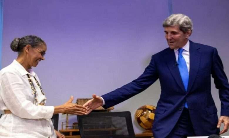 John Kerry Reuniu Se Com A Ministra Do Meio Ambiente, Marina Silva
